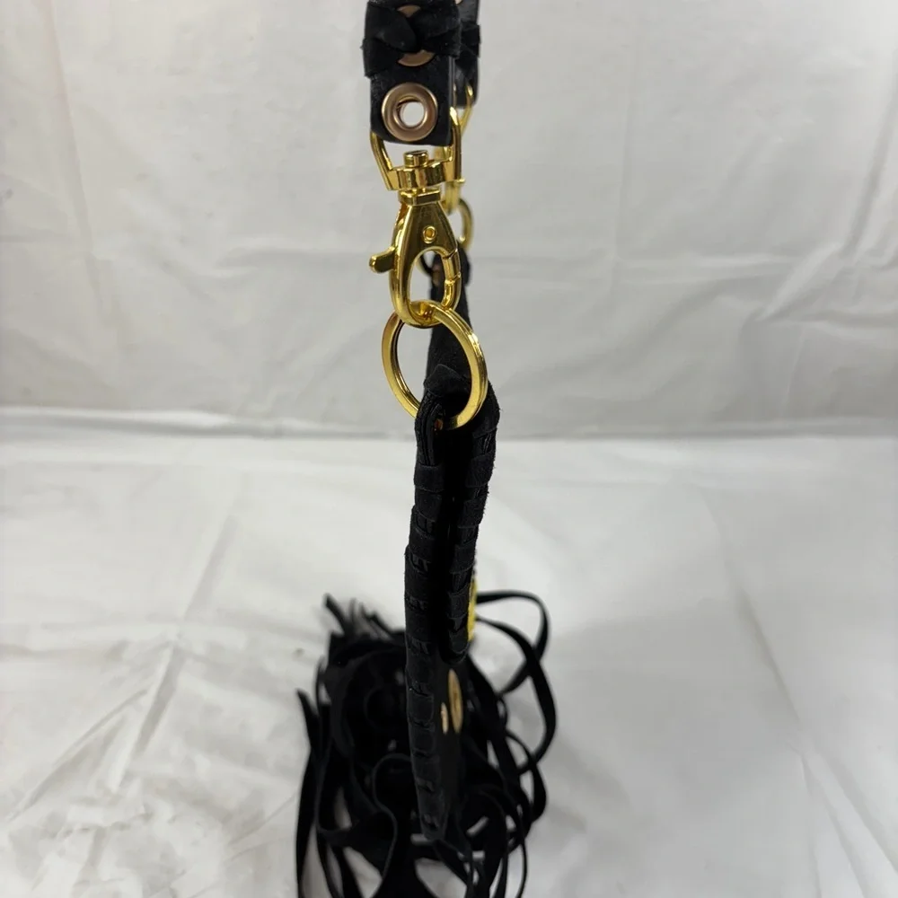 Leather Fringe Crossbody Bag